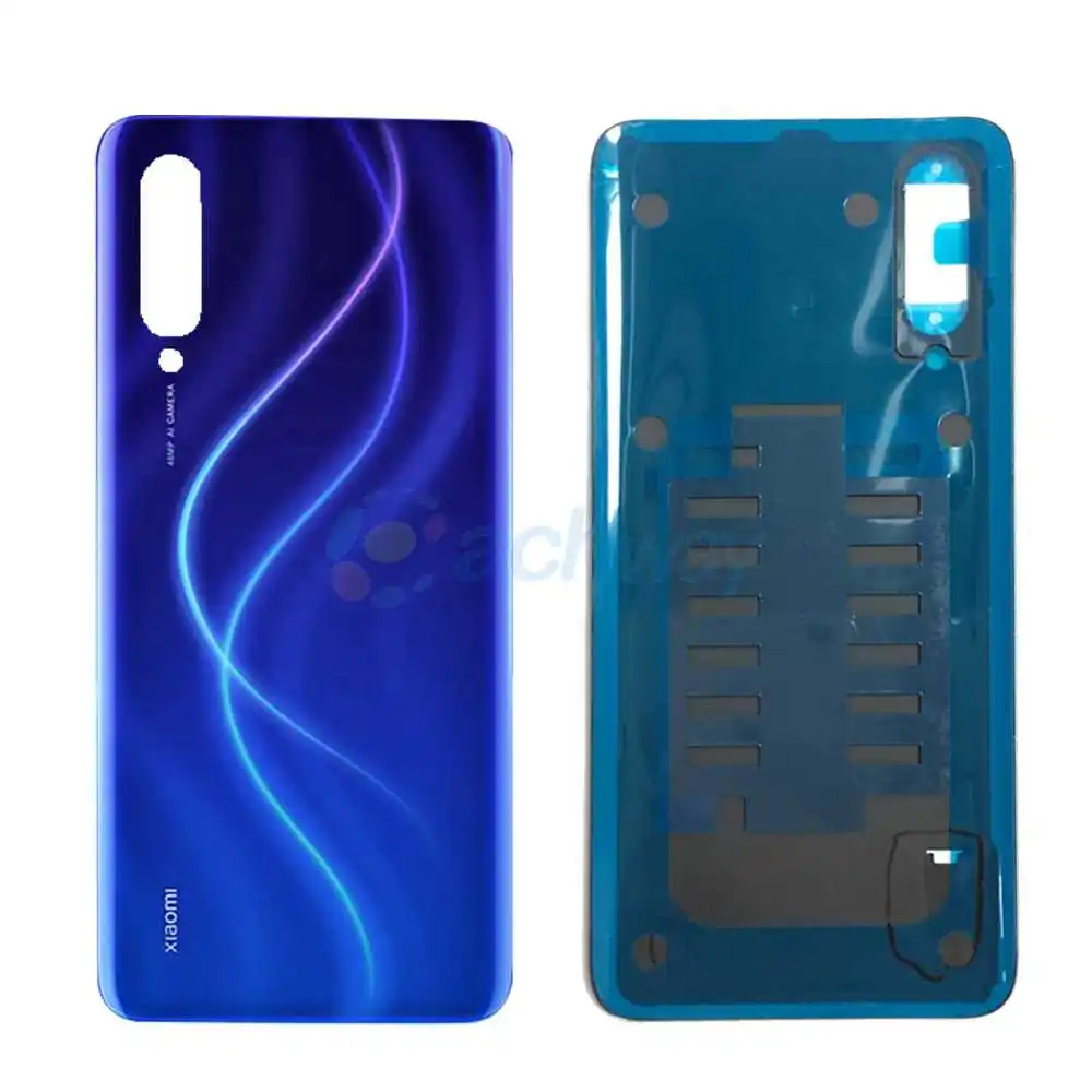 Задняя крышка для Xiaomi mi CC9 крышка батареи Задняя стеклянная панель задняя дверь CC9e Корпус чехол Замена для Xiao mi CC9 A3 крышка батареи