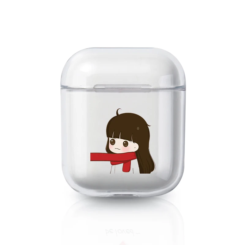 049 Мультяшный силиконовый чехол для Airpods 2 1, чехол, прозрачный, TPU, аксессуары для наушников, Air Pods, Apple, защитный чехол для наушников - Цвет: 049