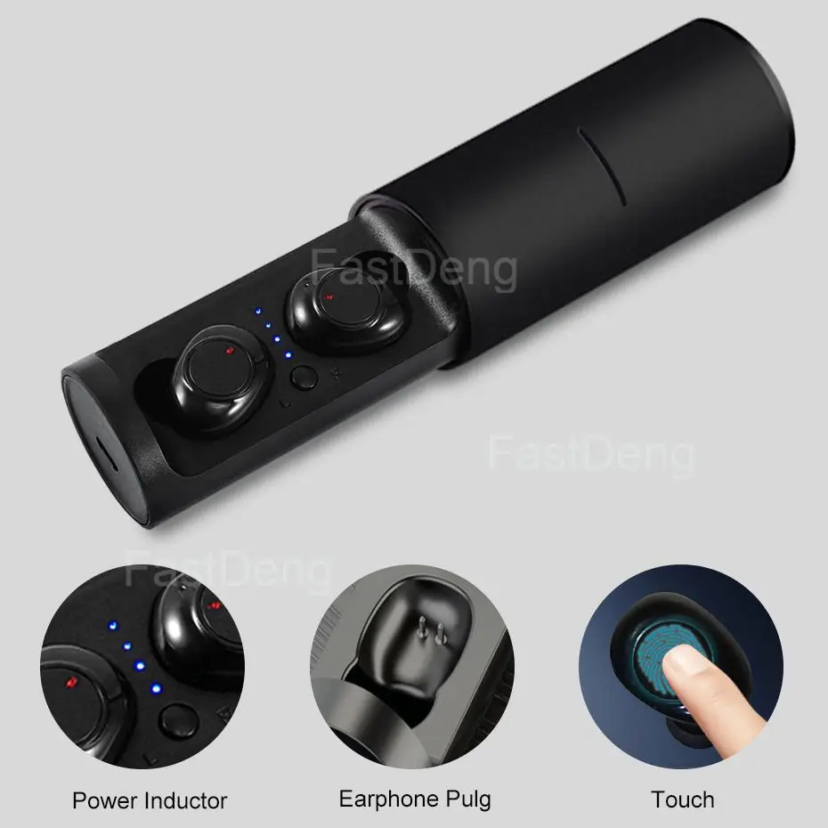 TWS Bluetooth Earphones Wireless Headphones With Microphone Sports Waterproof Touch Control Wireless Headsets Earbuds Gamer