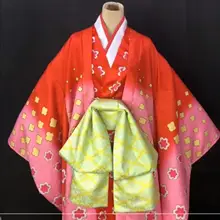 Настроить один кусок Wano страна Arc Oiran kourasaki кимоно костюм для косплея наряд