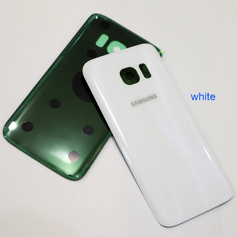 white Samsung Galaxy S7 Edge Задняя крышка батареи 3D стеклянная дверь задняя крышка корпуса для 5," samsung S7 Edge замена likee крышка - Цвет: white