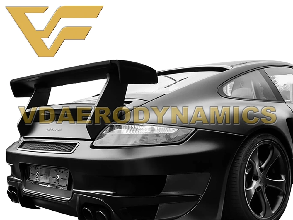 Подходит для 04-11 997 997,1 997,2 Porsche 911 Carrera S 4 4S GTS VAD-TR пластик, армированный волокном, углеродное волокно заднее крыло спойлера