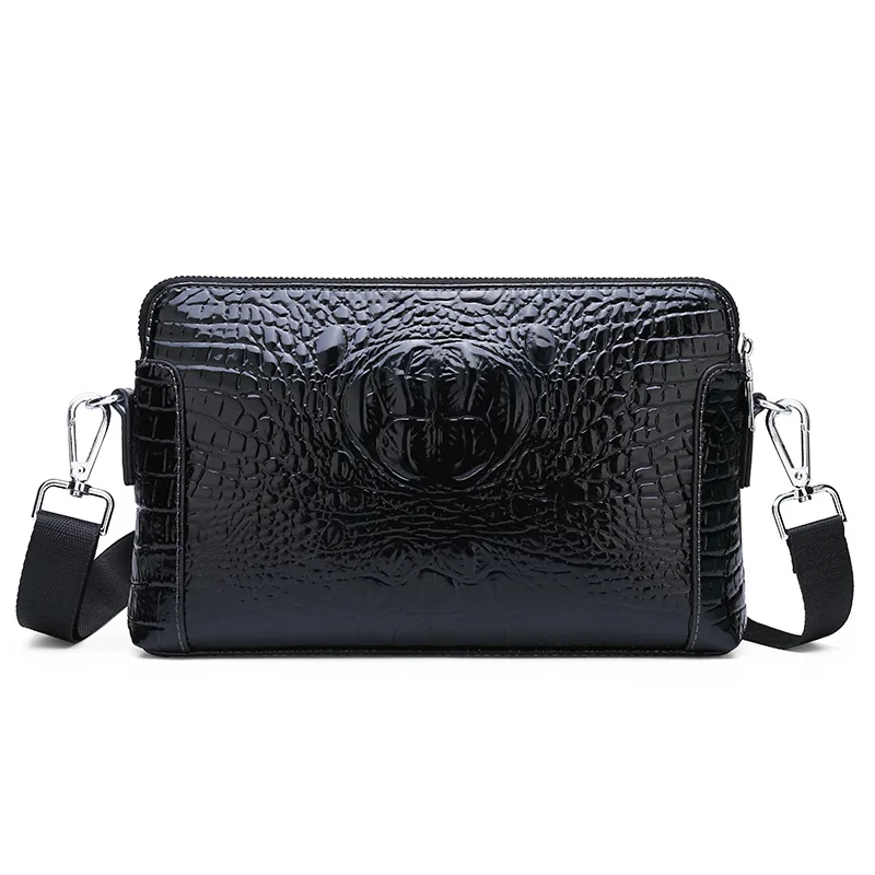 

Men Crocodile Pattern Crossbody Bag Summer Bag Europe And America Cool Men's Bag Men's Bag