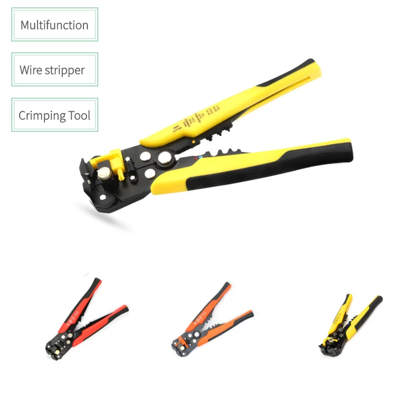 

8 Inch Wire Stripper Crimper Cable Cutter Automatic Wire Stripper Multi-function Stripping Tools Crimping Pliers Terminal T5026