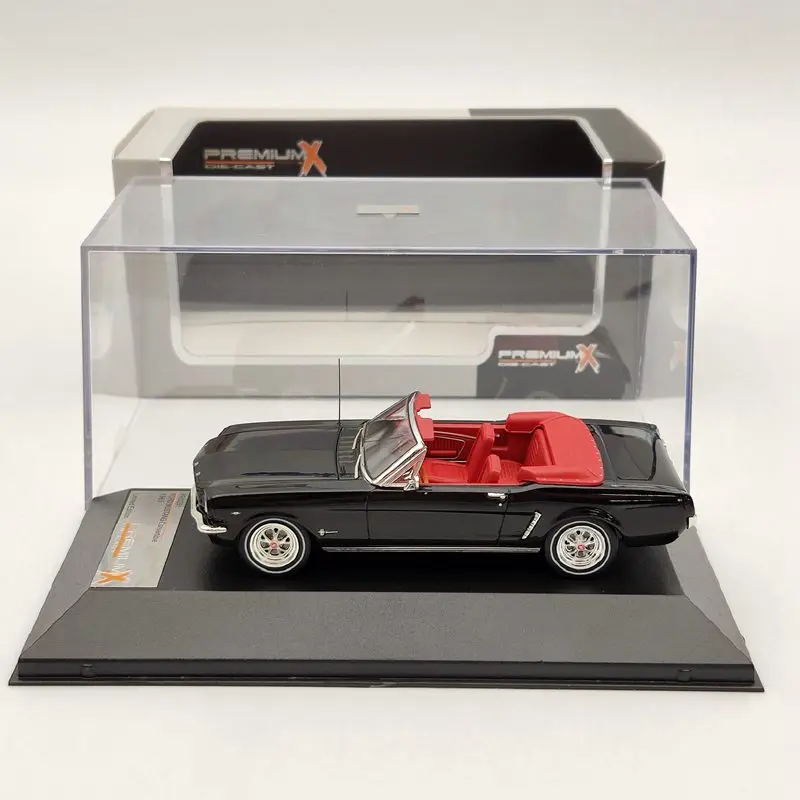 Коллекция автомобилей премиум-класса X 1:43 для FORD MUSTANG Convertible 1965 PRD251 Черные Литые
