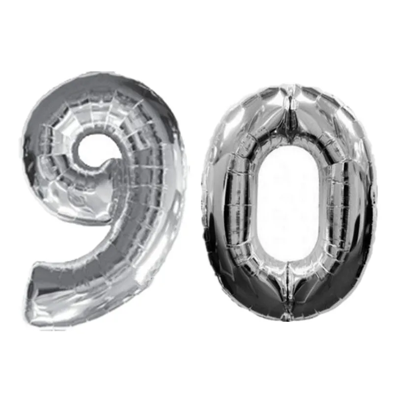 Большие 40 дюймовые воздушные цифры набор 10 20 30 50 60 70 80 90 лет для взрослых дня