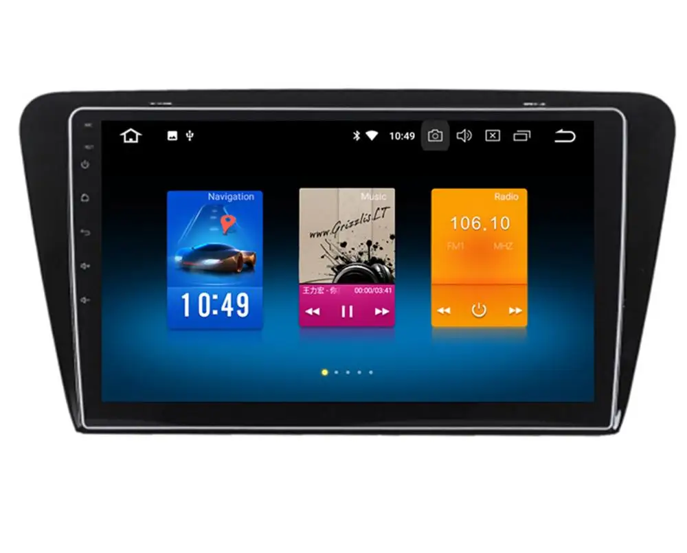 Top For Skoda Octavia 2015 - 2018 Original MIB Infotainment System Touch Screen Car Navigation Multimedia Player CarPlay 1