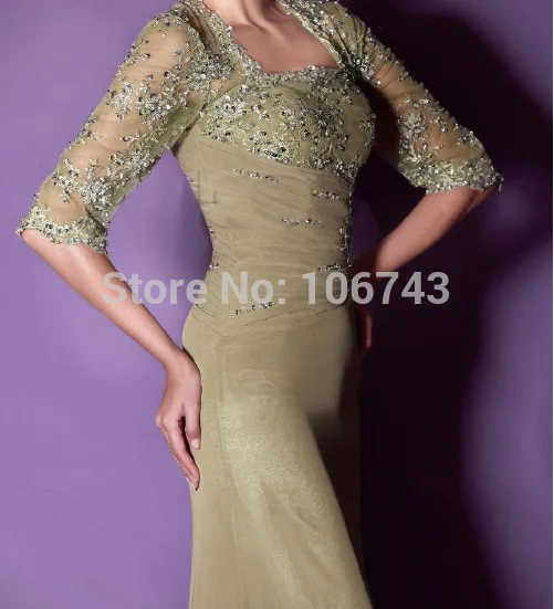 Фатиновое шифоновое платье Vestidos Festa, длинное платье для матери невесты, кружевные вечерние платья для свадьбы с коротким рукавом и аппликацией из бисера