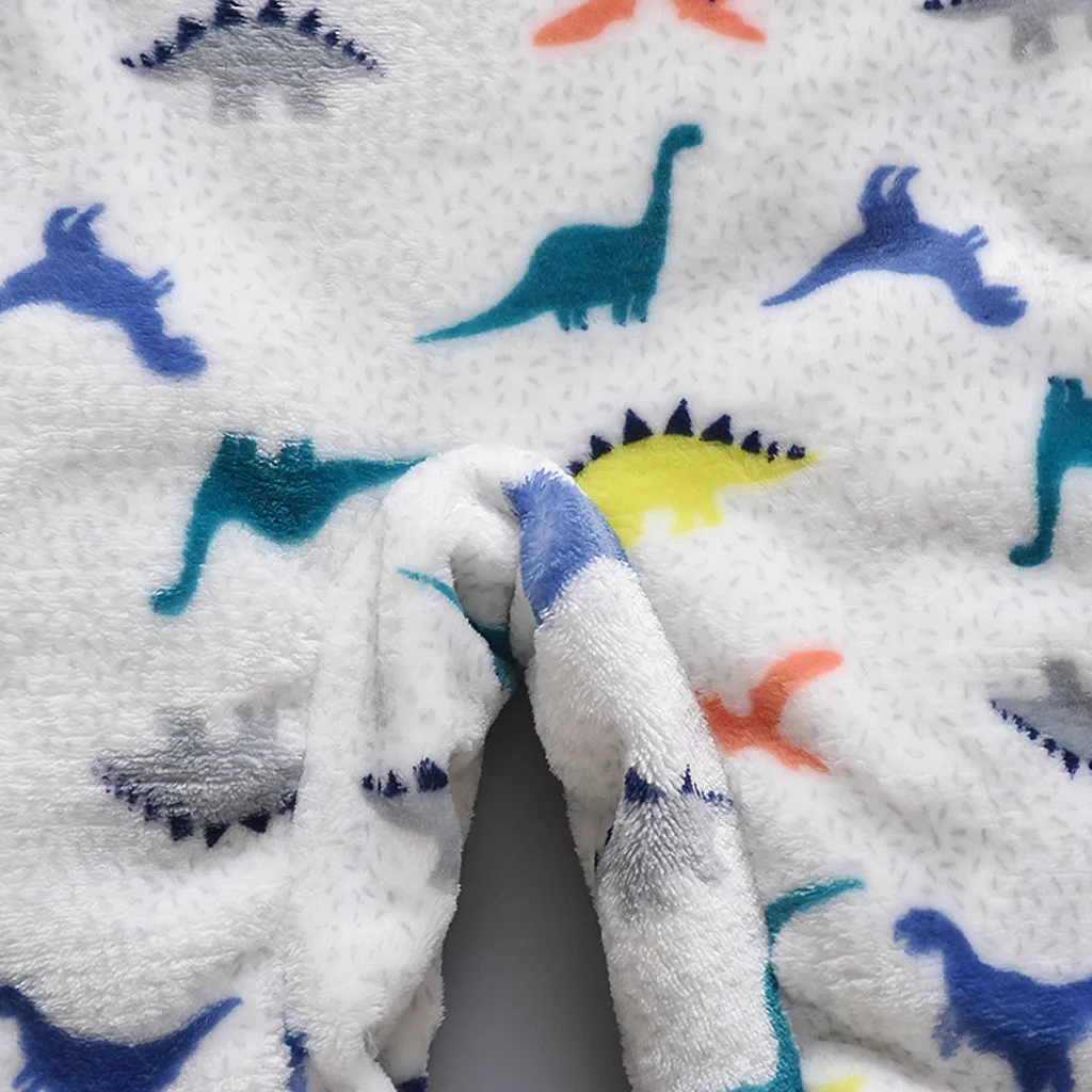 Для новорожденных комбинезоны одежда для малышей с рисунком динозавра из мультфильма флисовый теплый комбинезон, спортивный костюм мягкая Пижама, детский комбинезон, детский комбинезон,#926