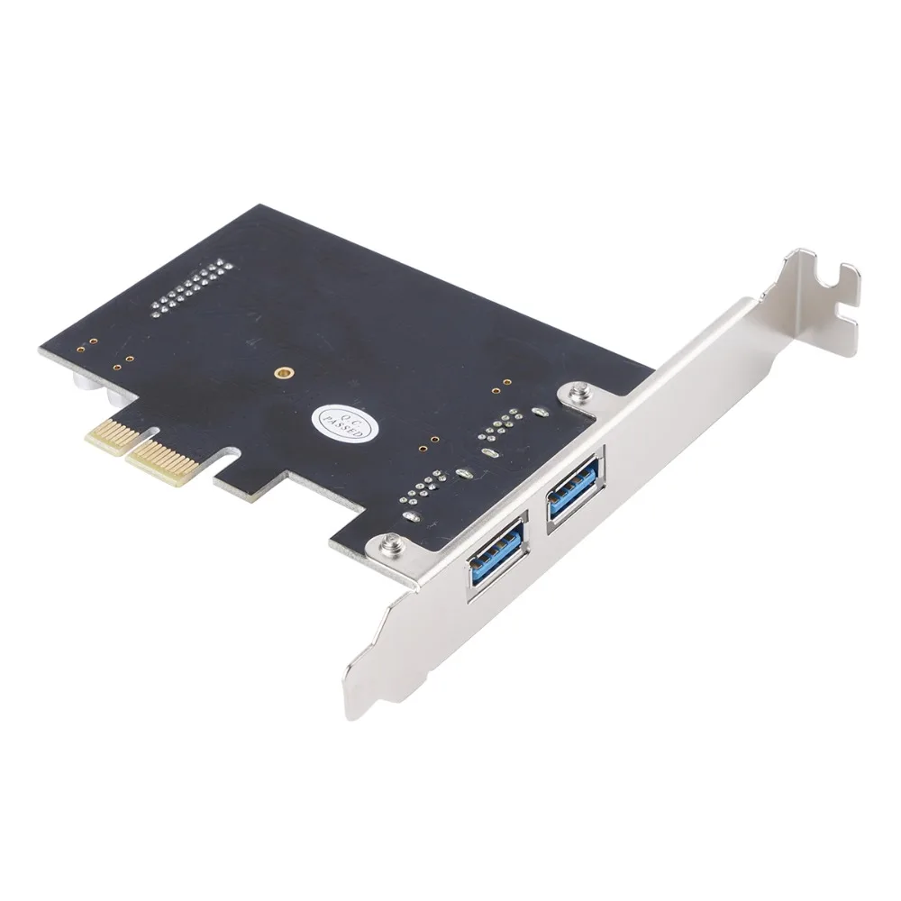 ORICO 2 порта PCI-E USB 3,0 экспресс карта адаптер PCIE к USB3.0 концентратор 19pin фронтальная карта расширения 5 Гбит/с супер высокая скорость