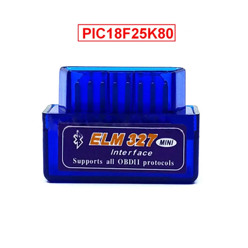 Super MINI ELM327 Bluetooth V1.5 ELM 327 версия 1 5 с чипом PIC18F25K80 OBD2 OBDII для Android Torque Автомобильный