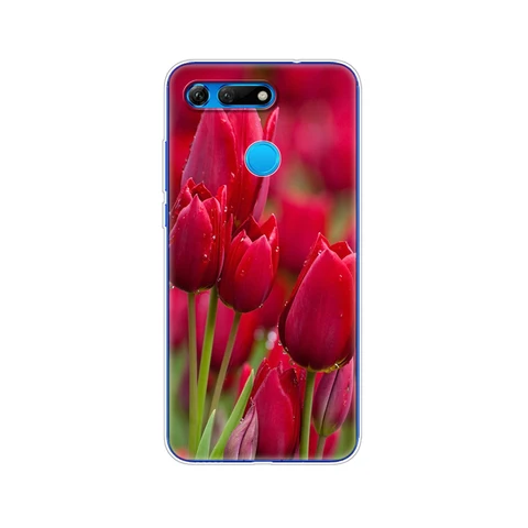 for Honor View 20 V20 Case TPU Funda Soft Silicone Cover For Honor V20 Capa Cute Animal pattern Silicone Phone