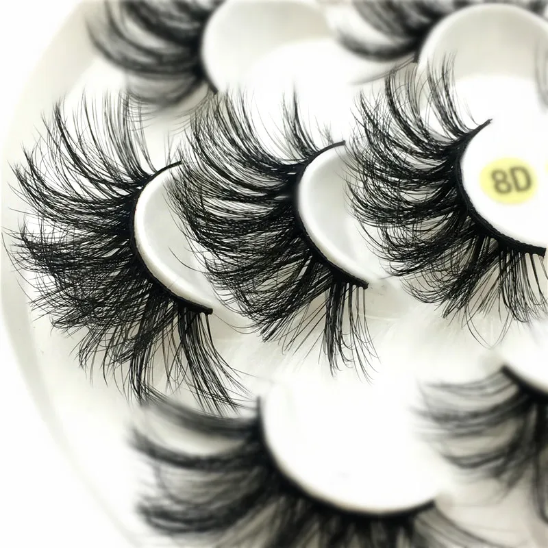 7 pairs of mink false eyelashes, false eyelashes, makeup eyelashes, thick eyelashes, natural eyelashes