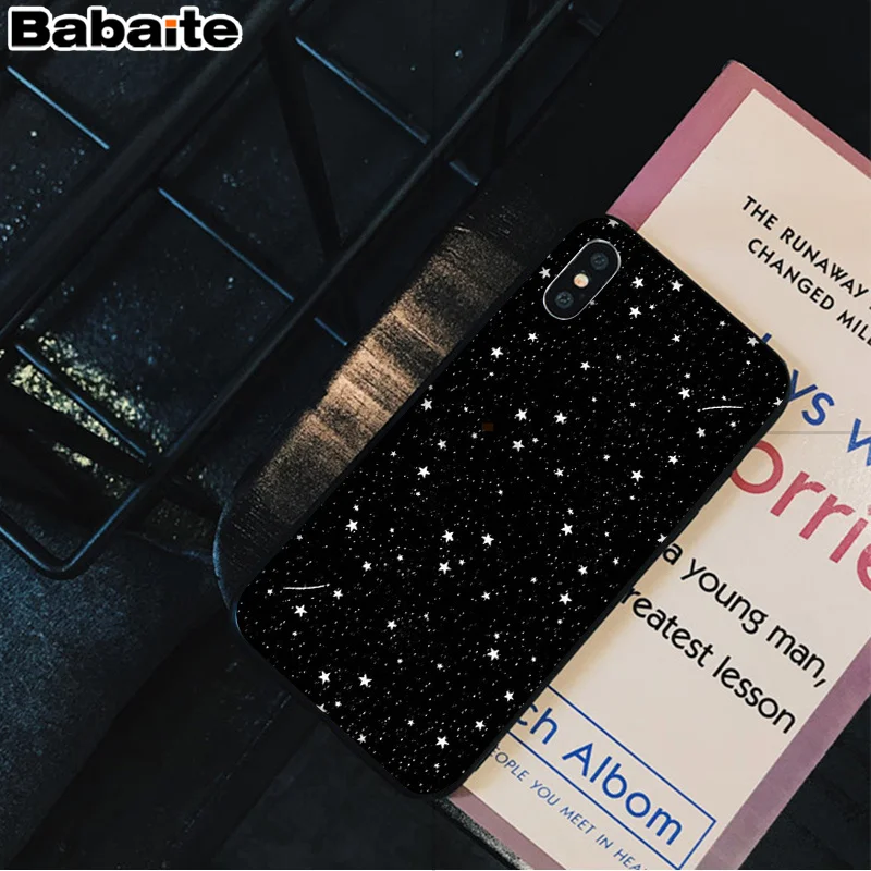 Black White Moon Stars Space Astronaut