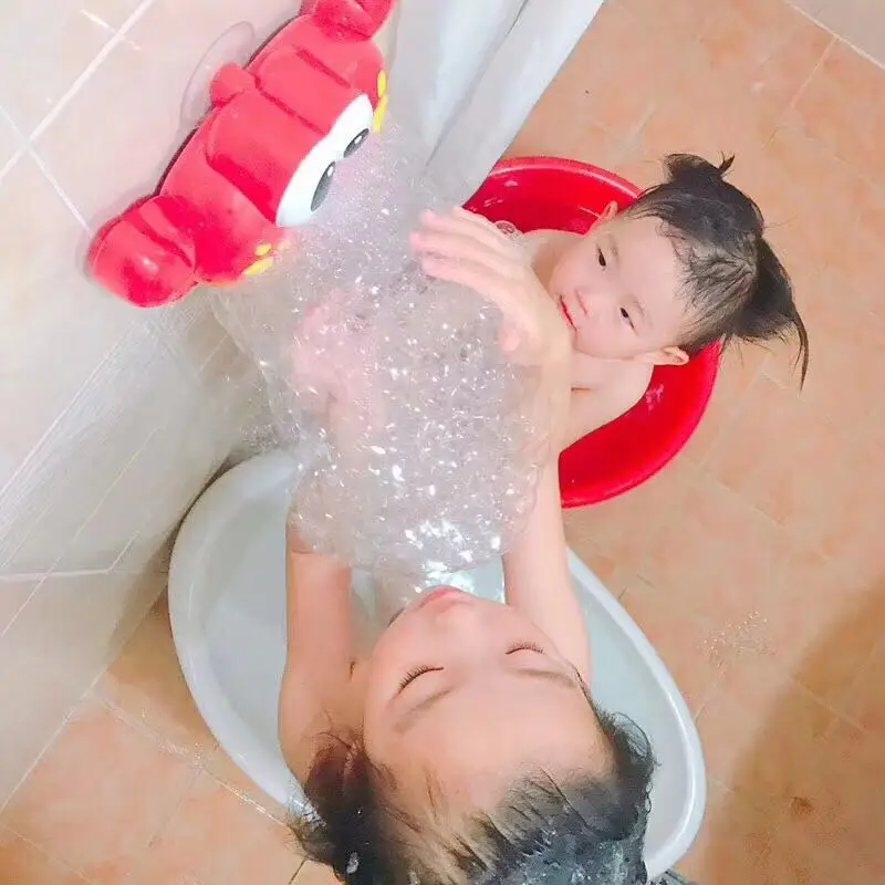 Douyin Celebrity Style Music Fully Automatic Useful Product Bubble Machine Bath Children Baby Blowing Bubbles Toy Net Red Crab