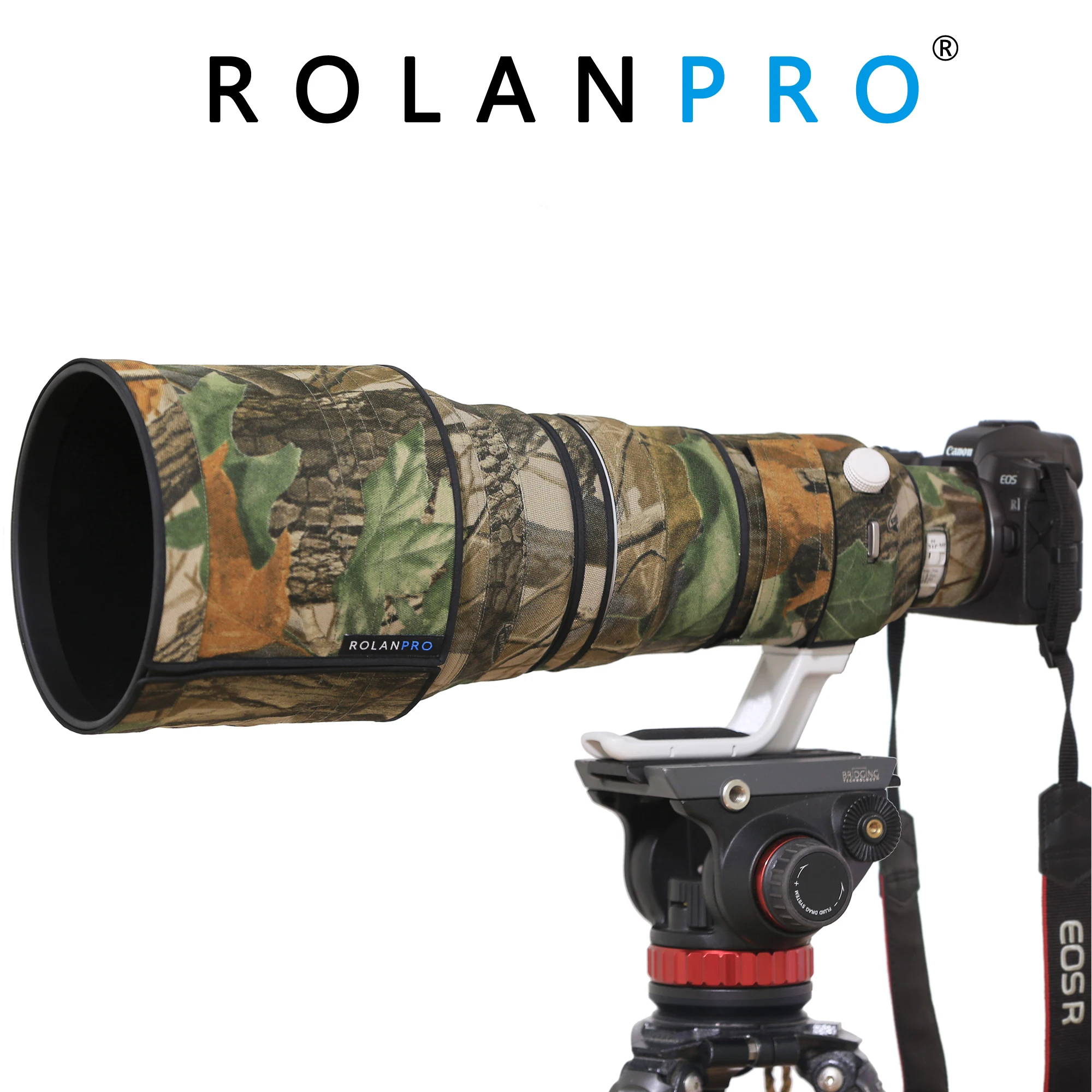 Rolanpro Copriobiettivo Impermeabile Per Canon Rf 400Mm F/2.8 L Is Usm Copriobiettivo Mimetico Paraluce Copriobiettivo