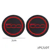 1 / 2pcs Car Decoration Accessories Car Coaster Water Cup Slot Cas For Fiat 500 Punto For Abarth Stilo Auto Non Slip Mat Styling ► Photo 3/6