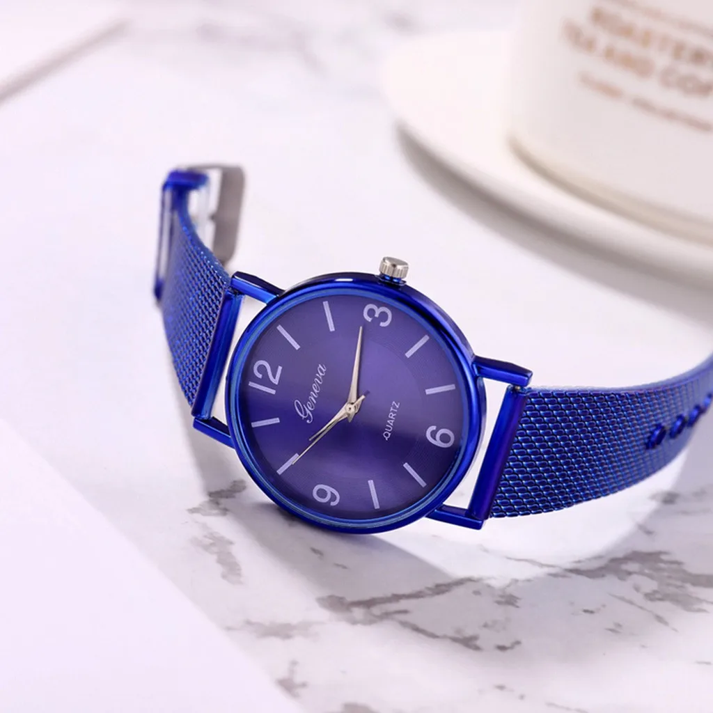 Женские кварцевые наручные часы relojio mujer женские легкие пластиковые ПВХ наручные часы с ремешком-сеткой женские часы подарок Relogio Feminino