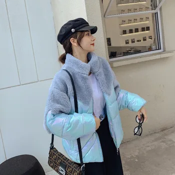 

Granule Cashmere Wool Coat Women's Jacket 2019 Autumn And Winter Fashion Korean Style Solid Color Lambs Wool Overcoat