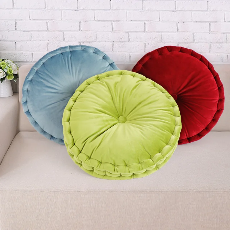  COLLBATH Round Chair Cushions Tatami Mats Cushion Floor Seat  Cushion Floor Pouf Tatami Buttocks Cushion Plush Chair Cushion Furry Tatami  Cushion Orange Hairy Tatami Mat Cushions for Chairs : Home 