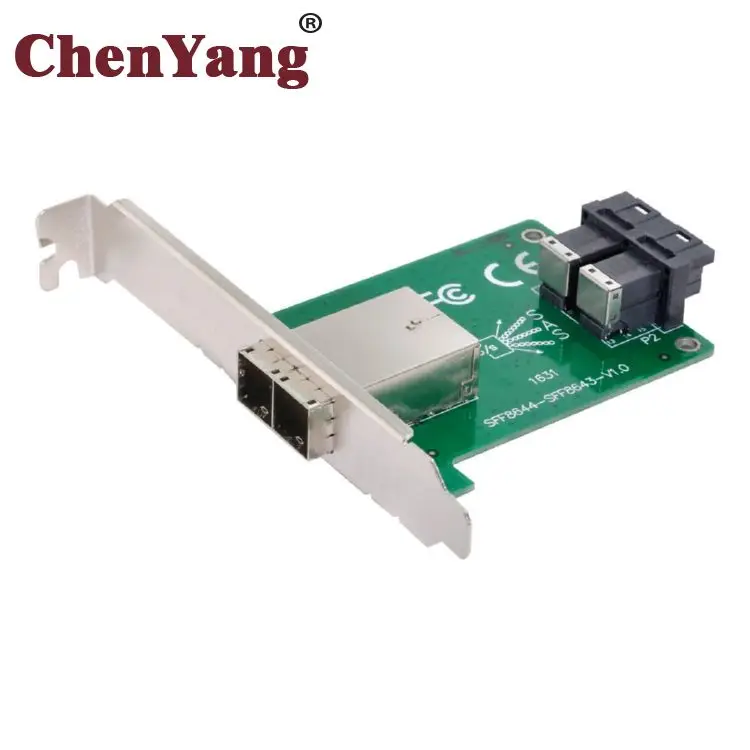 Chenyang-mini Adaptador Sas hd de Porta Dupla com Suporte de Perfil Baixo