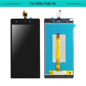 

Tested 3pcs For Wiko Pulp 4G Full LCD Display Assembly Complete with touch Screen Replacement Free Shipping