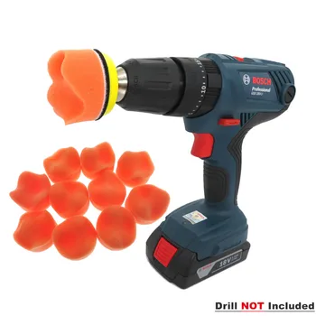 

10pcs/set Polishing Soft Sponge Car Cleaning Waxing Buffer Parts Tools Cleaning Accessories Car Washing Maintenance
