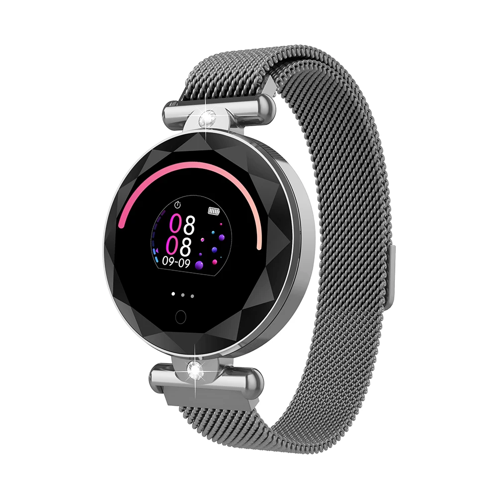 Тачскриновый планшетный компьютер от Цвет женские модные часы Smart Watch Montre связанный Femme сердечного ритма крови Давление Smartwatch для Для женщин