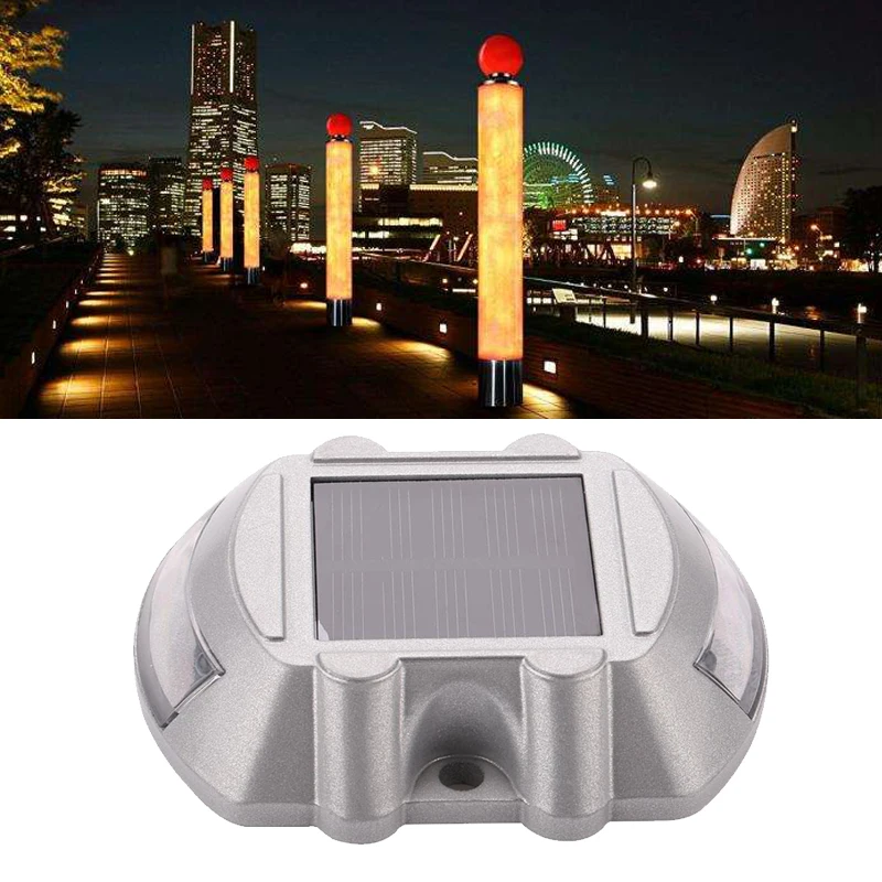 6LED Solar Lamp Solar Light Outdoor Outdoor Garden Waterproof Bright Lighting Powered Home Step