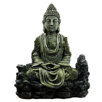 

Fish Tank Aquarium Decoration Reptiles Accessories Sitting Hotel Resin Home Simulation Ornament Gifts Buddha Statue Crafts