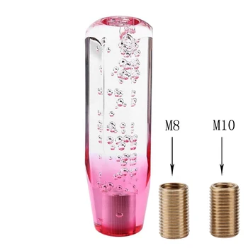 

VODOOL Replacement Universal Bouquet Crystal Flower Car Shift Knob Manual Gear Shift Lever Head With M8 M10 Gear Shift Knob Part