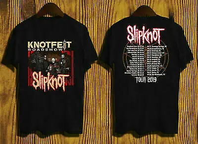 Slipknot-Tour-Knotfest-Roadshow-Tour-dates-T-shirt модная повседневная футболка с круглым вырезом и принтом высокого качества