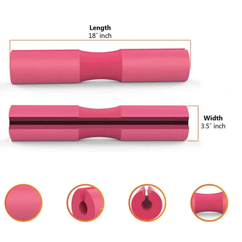 45*10 см пена штанги Накладка для тренажерного зала Тяжелая атлетика мягкая приседания плечо поддержка спины шеи и плеча защитная накладка 8