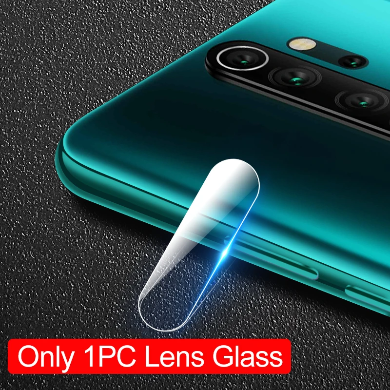 1PC1 Lens Glass Защитное стекло для камеры Xiaomi Redmi Note 8 Pro 8T 7 K20 Pro, Защитное стекло для объектива, металлический защитный кольцевой чехол - Цвет: 1PC1 Lens Glass