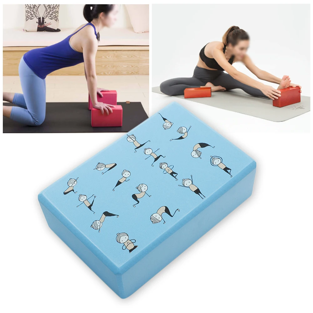 Нескользящие кирпичные упражнения для тренировки здоровья EVA пена для йоги Блоки для формирования тела Спортивная подушка для маленьких