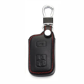 

1pc Key case Car Leather Smart Remote Bag Cover For Toyota 4Runner Tacoma Black