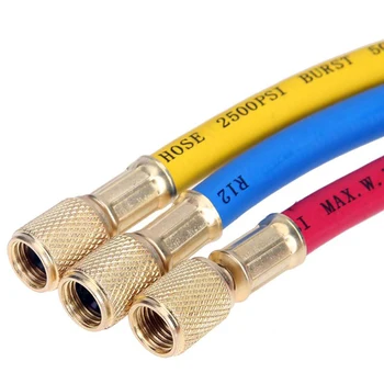 

R134A R22 R502 Current Divider Meter Tools Set Refrigerants Air Conditioning AC Diagnostic Manifold Gauges Double Table Valve