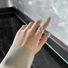 Женское Открытое кольцо с листьями, Необычные кольца в Корейском стиле для свадебной вечеринки, 2022 ► Фото 3/6