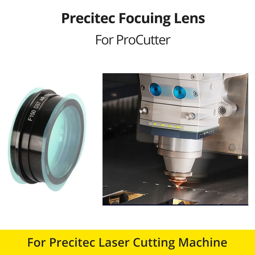LSKCSH лучшее качество Precitec фокусировочная линза D37 F150/200 мм для Precitec Procutter IPG OL волоконная Лазерная режущая головка 0-15000 Вт