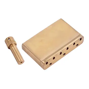 

Brass Electric Guitar Tremolo Block Base DIY for Guitars Bridge 24BD