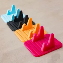 Мягкий силиконовый держатель для мобильного телефона Универсальный Противоскользящий коврик автомобильный кронштейн держатель для IPhone X 8 7 6 6S