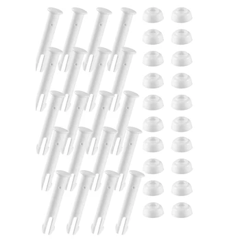 

20Pcs ABS Pool Joint Pins, 6cm/2.36in Cap Set Seals for Intex Swimming Pool Replacement Parts 28270-28273