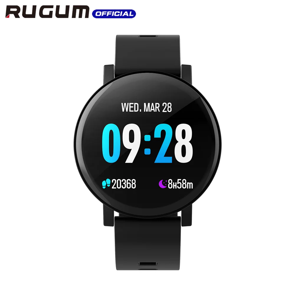 Смарт-часы RUGUM T10, пульс, 1,3 дюймов, полный сенсорный экран, кровяное давление, фитнес-трекер, Bluetooth, спортивные мужские и женские Смарт-часы