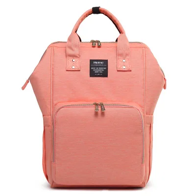 Pink Новая многофункциональная сумка для подгузников, рюкзак для мамы, модная сумка для подгузников bolsa maternidadeдорожная сумка для коляски, сумка для ухода за ребенком - Цвет: Pink