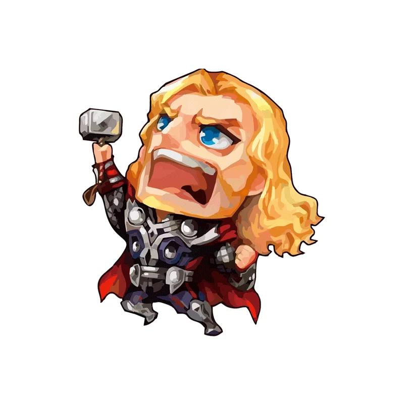 6 шт./компл. милые Мультяшные украшения для мальчиков сделай сам Marvel Hero