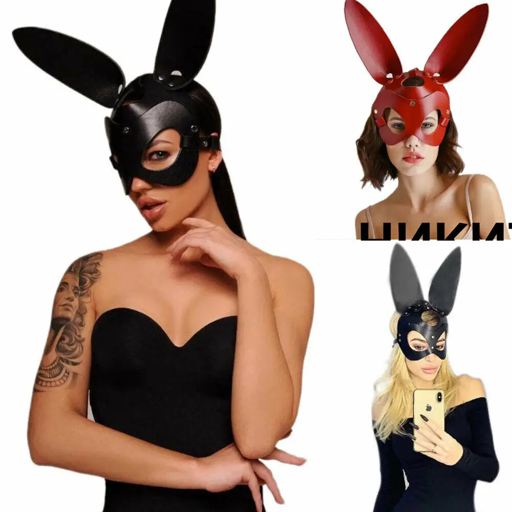 Хэллоуин Карнавальная маска s сексуальные женские вечерние мяч кролик с длинными ушами мяч с кроликом Маска Костюм для вечеринки косплей маскарад игра для взрослых игровая маска