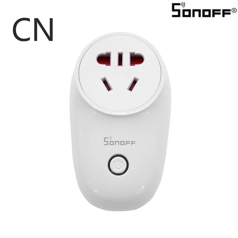 Sonoff S26 WiFi умная розетка AU/CN/EU/UK/US Беспроводная умная розетка умный дом переключатель костюм для Google Home Alexa IFTTT Amazon Echo