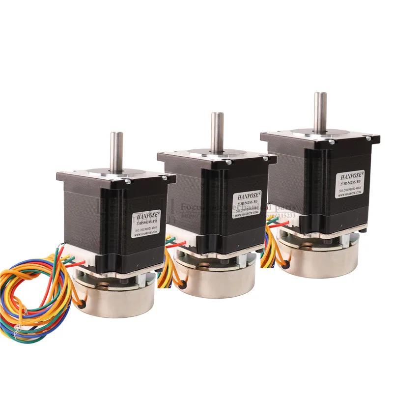 Производитель 23HS4128-PD 57 шаговый двигатель с тормозом DC24V пружинный Тип постоянный магнит отключение питания удерживающий тормоз