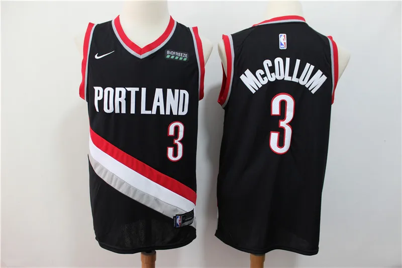 Сезон Мужской baskeball Портленд#0 Damian Lillard#3 c. J. McCollum Майки - Цвет: MEN