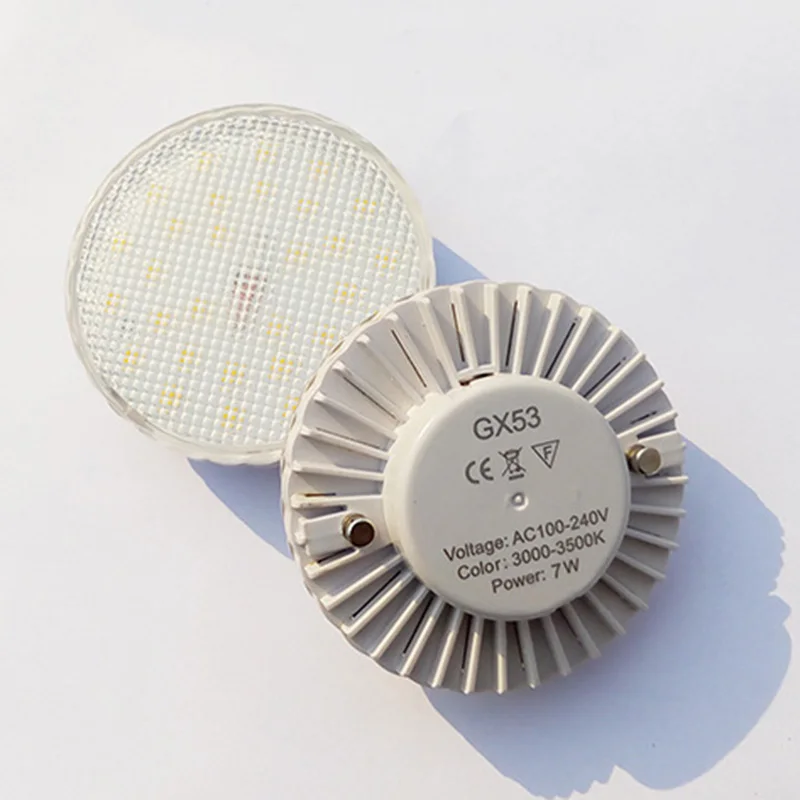

1x Super Bright Cool 240V LED White SMD Cabinet Gx53 Under Unit Lamp Light Bulb
